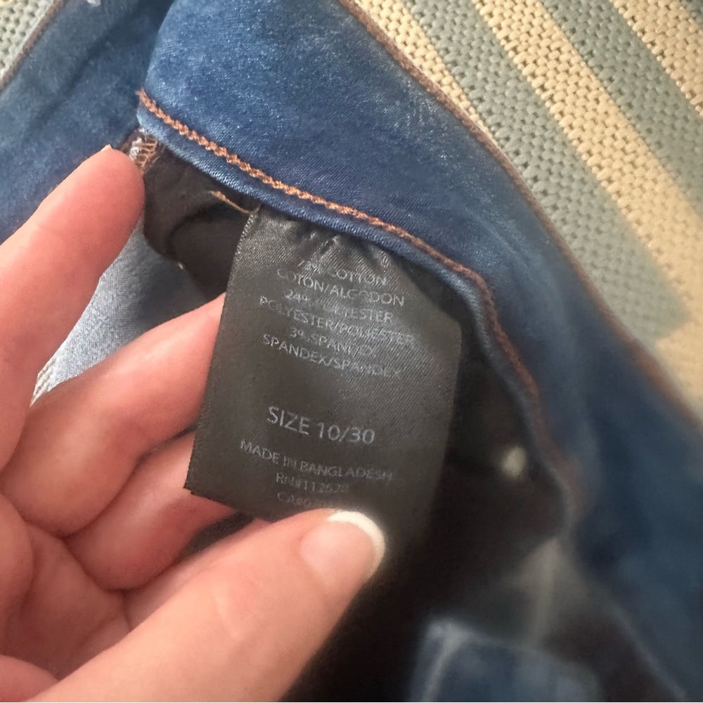 Tahari Blue Ankle Jeans - Picture 7 of 7